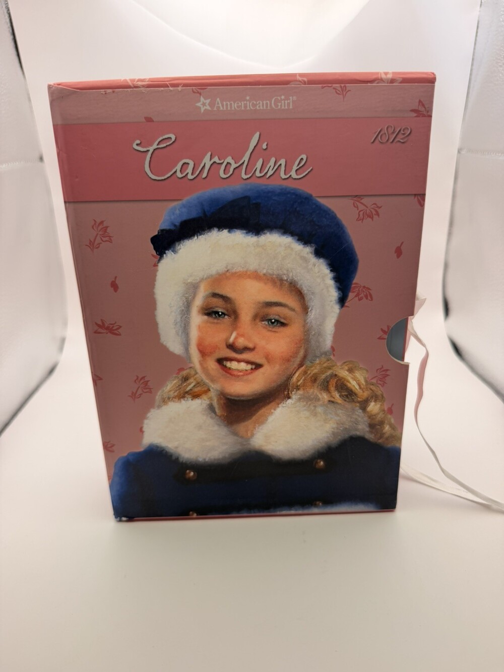 American Girl Caroline Box Set With Game w Instructions & Uncut Game Pieces